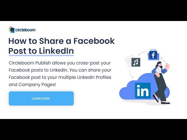 How to share a Facebook post on LinkedIn! #crosspost #facebook #linkedin