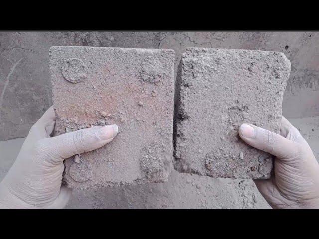 Evernew asmr | pure dirt blocks nonstop dry floor crumbling |satisfying asmr