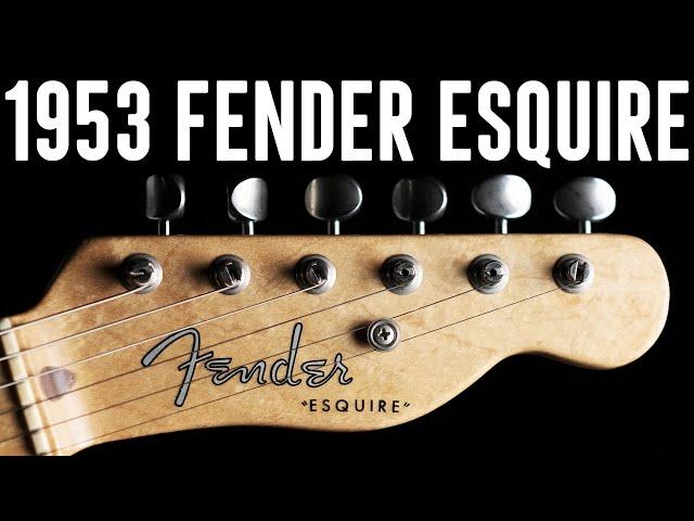 NEAR MINT 1953 Fender Esquire w/ Ariel Posen!