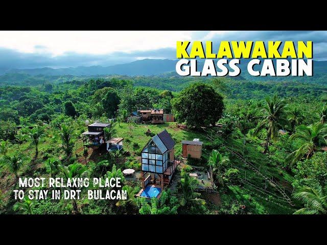 The Most Relaxing Place in DRT, Bulacan | Kalawakan Glass Cabin ( Drone Footage )