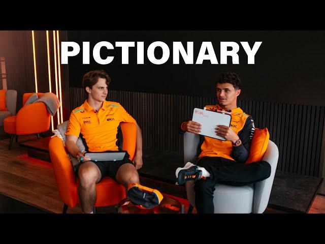 Lando Norris and Oscar Piastri Play Pictionary!