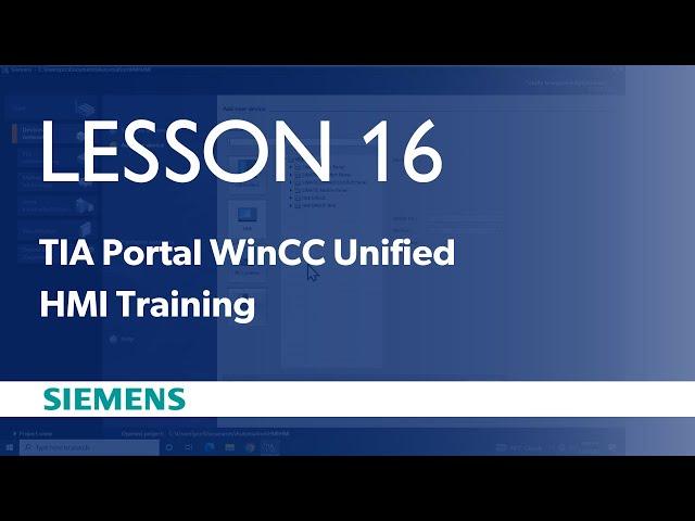 Lesson 16 - Parameter Sets | Siemens HMI Training