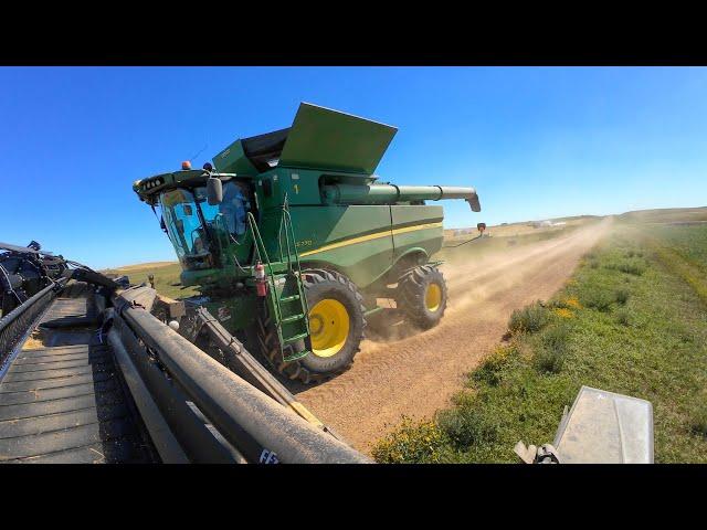 Our Best Cutting Day For North Dakota Wheat Harvest