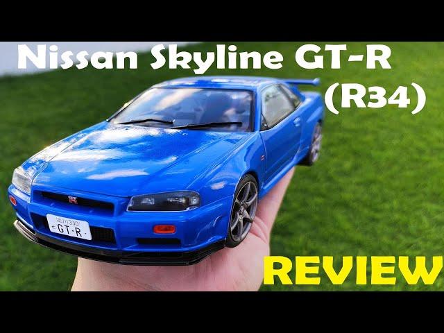 Review: 1999 Nissan Skyline GT-R (R34) model car by Solido Models (in 1/18 scale)