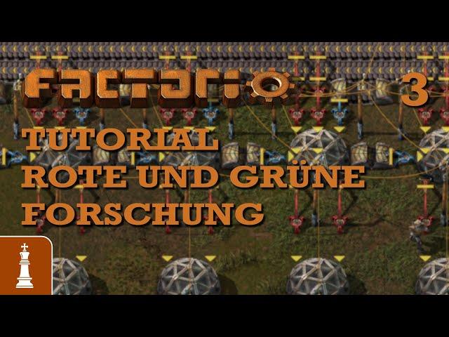 SO baust DU ROTE und GRÜNE Forschung in Factorio 2023 #3 | Guide Community Deutsch