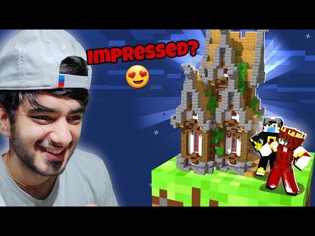 Impressing Queen Jasmine in ONE BLOCK Minecraft