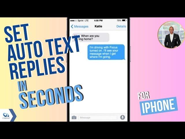 How to easily activate auto reply for text messages on iPhone | Kurt the CyberGuy