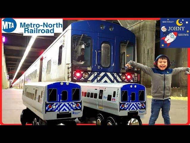 Johny's MTA Train Ride On Metro North Railroad With Metro North Munipals Trains