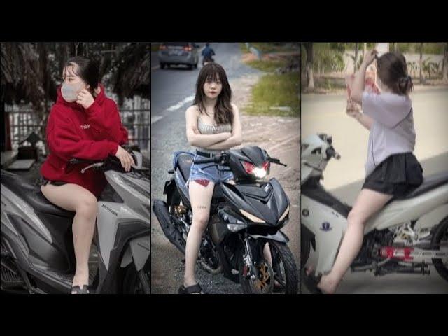 Tik Tok Xe Độ Girl Xinh 2023 || #257 Tổng Hợp Sirius Satria Sonic Vario Winner Exciter - Trung Kiên