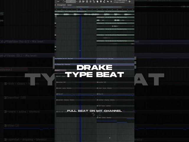 DRAKE TYPE SHIT!! #shorts #drake #draketypebeat #typebeat #freebeats #artist #musician #beats #mst