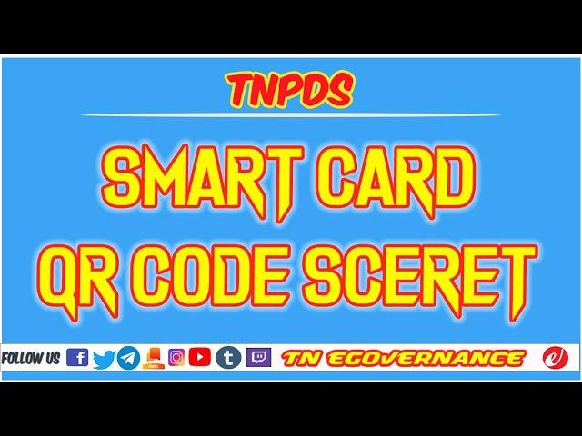 QR Code in Smart Card in Tamil | TNPDS | QR Code Not Working | Activation