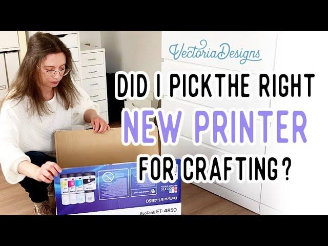 Is the EPSON ET-4850 a good printer for crafting? | Honest review | Unboxing