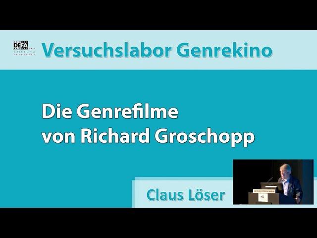 Versuchslabor Genrekino: Genrefilme von Richard Groschopp