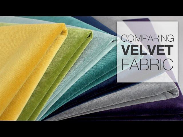 Comparing Velvet Fabric