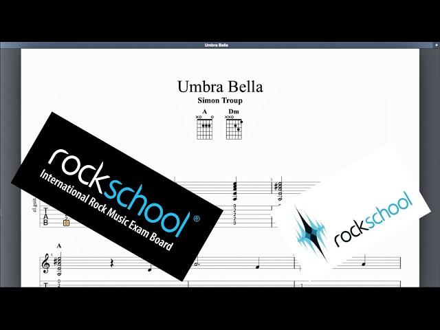 Umbra Bella Rockschool Grade 1 Guitar