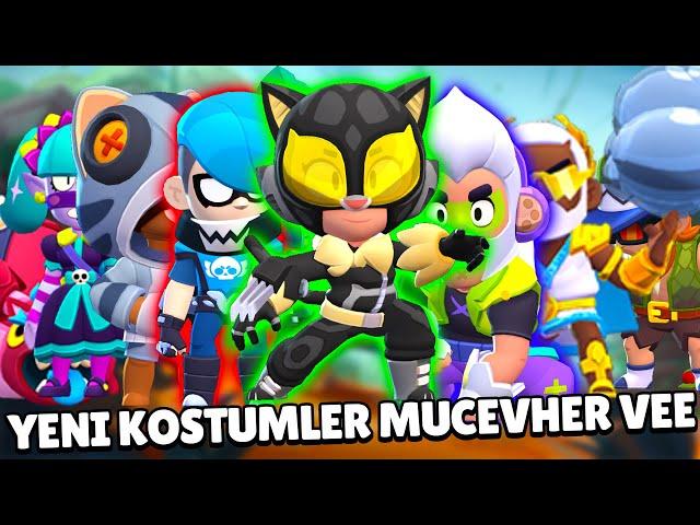 SEZON 18 YENİ KOSTÜMLER | BRAWL PASS ÖDÜLLERİ | MÜCEVHER SİSTEMİ VEE - Brawl Stars