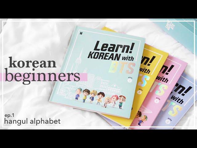 LEARN KOREAN WITH BTS - Hangul Alphabet | Ep.1