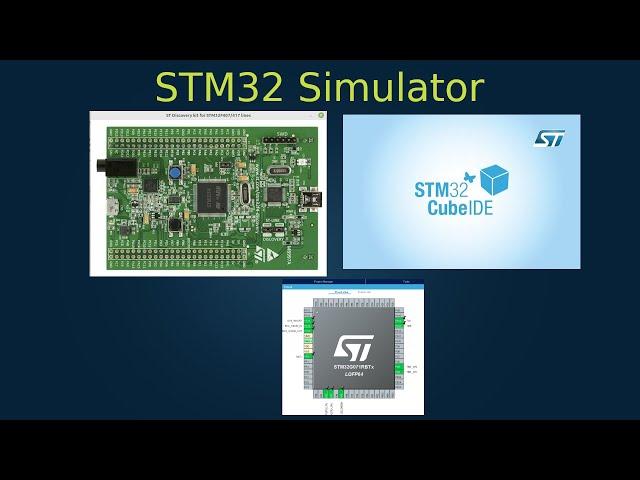 Free - Open Source STM32 simulator - Simulation of the STM32F4-discovery board #STM32 #VSCode