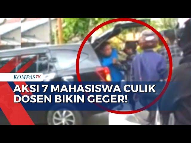 Video Penganiayaan dan Penculikan Dosen oleh 7 Mahasiswa di Pontianak Viral!