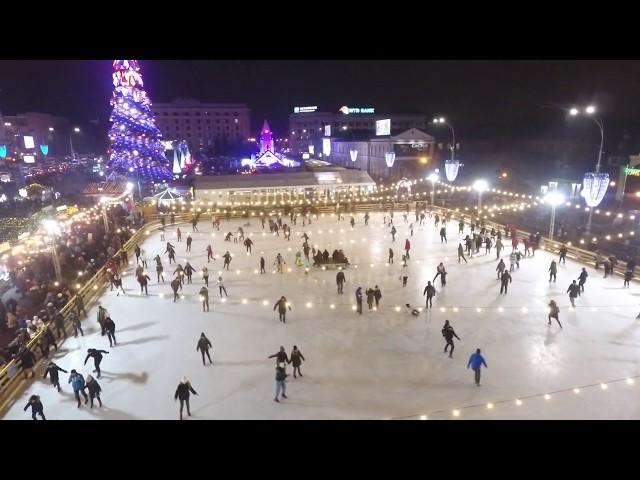 New Year tree in Kharkov 2020 - Новогодняя елка  в Харькове 2020