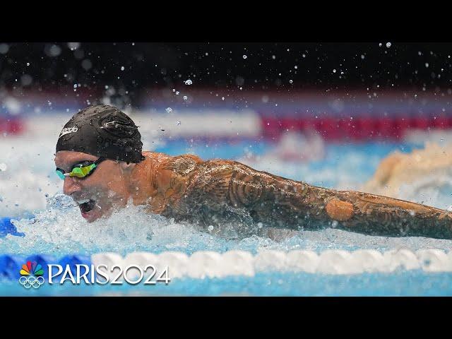 Welcome back, Caeleb! Dressel wins 100m butterfly at Trials, will defend Olympic title in Paris