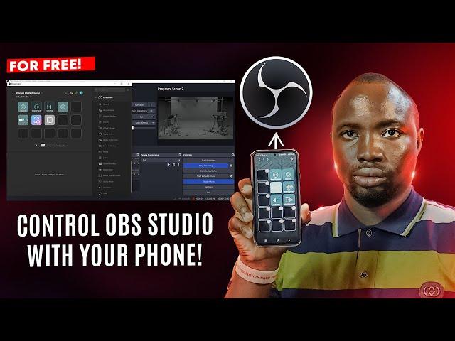 How To Control OBS Studio With Your Phone Using Elgato Stream Deck App For FREE!!! (ios and android)