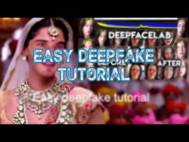 Deepfake Tutorial: Easy step by step | deepfacelab both cpu and gpu