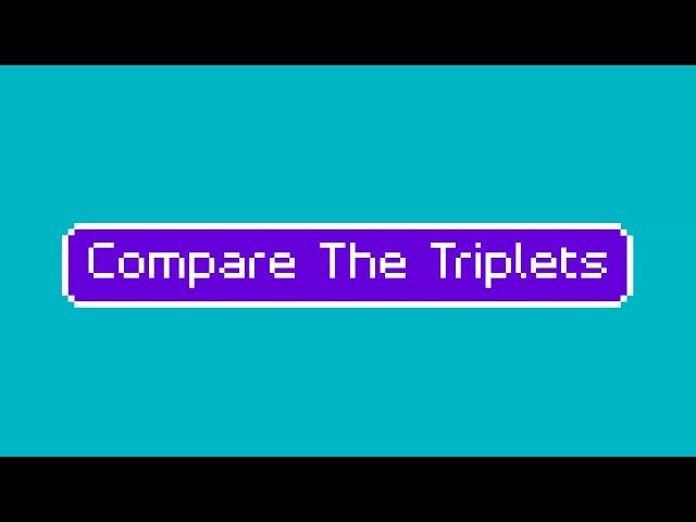 Compare The triplets Hackerrank with Solutions in java | List | LinkedList #java #coding