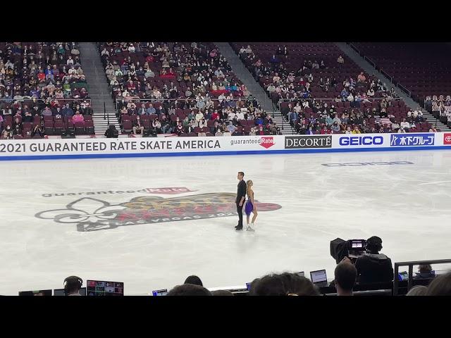 Alexa Knierim Brandon Frazier Pairs freeskate Skate America 2021