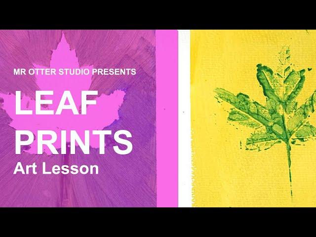 Leaf Prints Tutorial