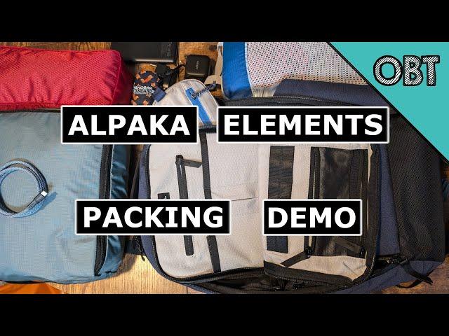 How to Pack the Alpaka Elements Travel Backpack (What Packing Cubes and Gear Fit the Elements)