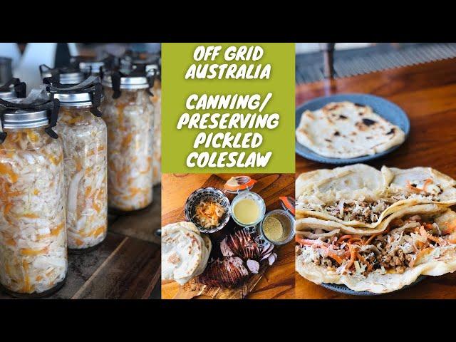 Preserving Cabbage | Canning Pickled Coleslaw | Food Security | Fowlers Vacola | Off Grid Australia