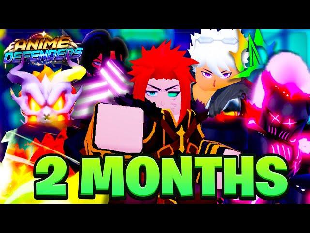 I Played Anime Defenders For 2 MONTHS STRAIGHT! And Got BEST UNITS & TRAITS In The GAME!