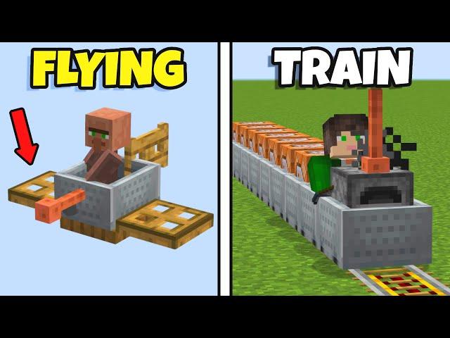 Minecraft: 20 Crazy Ways To Use Minecarts!