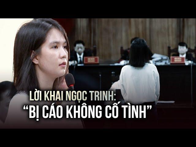 Lời khai người mẫu Ngọc Trinh: "Bị cáo không cố tình"