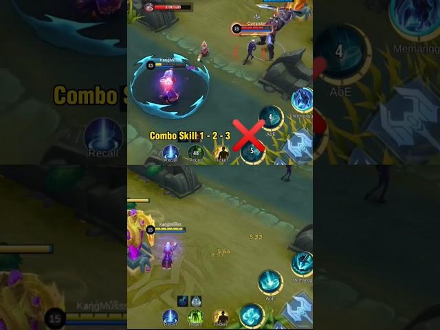 Tutorial Combo Vexana #mobilelegends #shorts