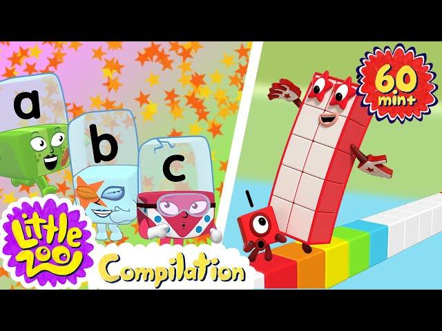 Numberblocks & Alphablocks Compilation! | Numbers & Alphabet, Math & Phonics | Cartoon For Kids