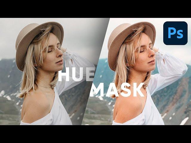 "Hue Mask" for Better Color Grading in Photoshop!