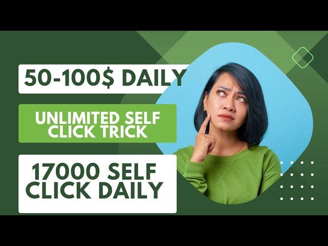 How to earn money from URL short link by 'unlimited self-clicking' trick.