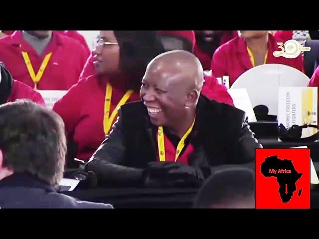 Ramaphosa Hitting Back At Julius Malema "Waar Was Jy?"