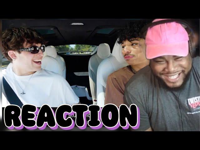 LOVE THIS DUO! LARRAY DRIVING WITH NICK STURNIOLO | REACTION