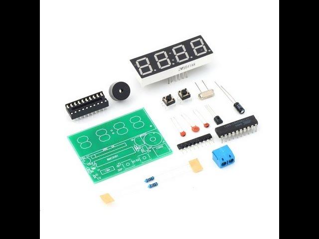 How to use digital clock DIY kit- www.buildcircuit.com.au