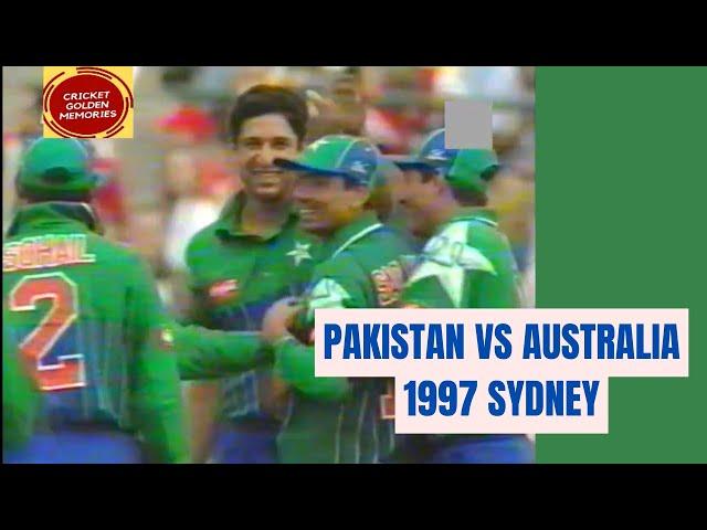 Pakistan Cricket Team Brilliant Victory in Sydney | Pakistan vs Australia | 1997 ODI Cricket Series