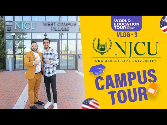 World Education Tour : INDIAN STUDENT IN USA | CHEAPEST UNIVERSITY IN USA (NJCU) CAMPUS TOUR |VLOG 3