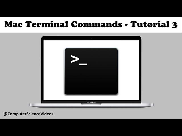 Mac Computer TERMINAL Commands - Tutorial 3 | Changing Directories