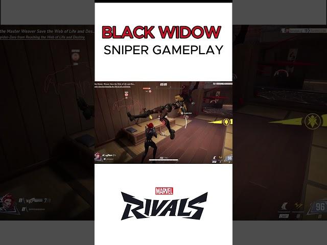 BLACK WIDOW best shooter  #marvel #marvelrivals #blackwidow #gaming #gameplay #overwatch2