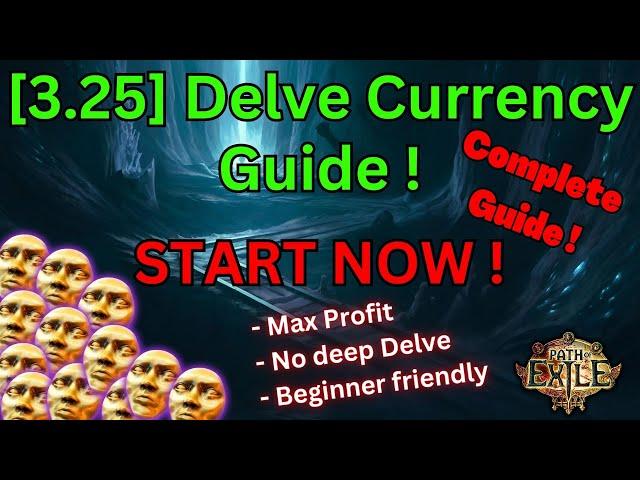 [3.25] Delve Currency Guide on POE for Max Profit ! Complete Guide ! No Deep Delve needed !