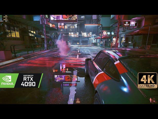 [4K60] Cyberpunk2077 - PathTracing OVERDRIVE - Next Gen ultra modded gameplay