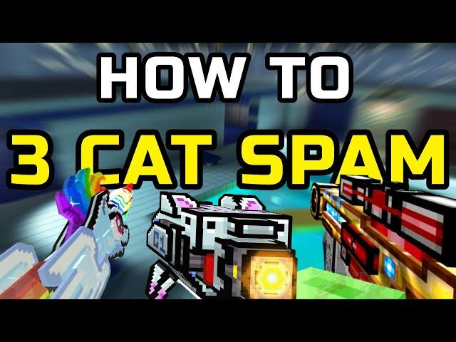 How To 3CATSPAM | Pixel Gun 3D Tutorial | Ozzy