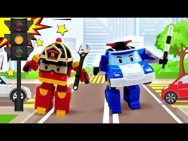 Robocars auf Deutsch. Spielspaß mit Autos . Spielzeugvideo für Kinder.